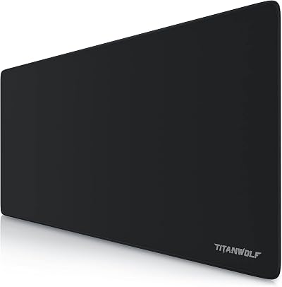 TITANWOLF XXL Speed Gaming Mouse Pad 900x400x3 mm Black
