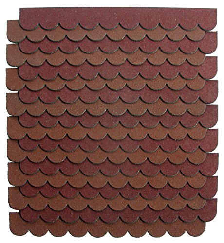 crash-marek Mini Dachschindeln,Anthrazit,Dachpappe,Vogelhäuser,Kaninchenstall,Holzgestell,Betonsäulenüberdeckung… – Bild 7