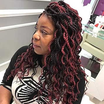 Amazon Com 18 Inch 9 Piece Kinky Curl Senegal Twist Goddess