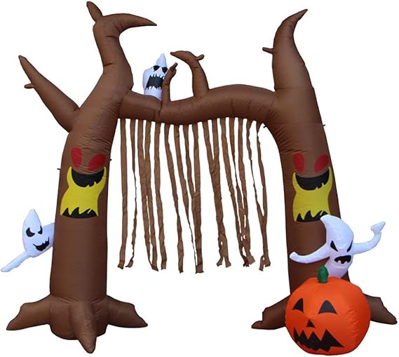 8ft Fantasmas inflables de Halloween Arco de castillo inflable con