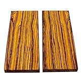 Knifes Scales Made of Bocote Wood, Bookmatched