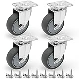 NERILEE Stainless Steel 3 Inch Caster Wheels