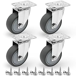 NERILEE Stainless Steel 3 Inch Caster Wheels