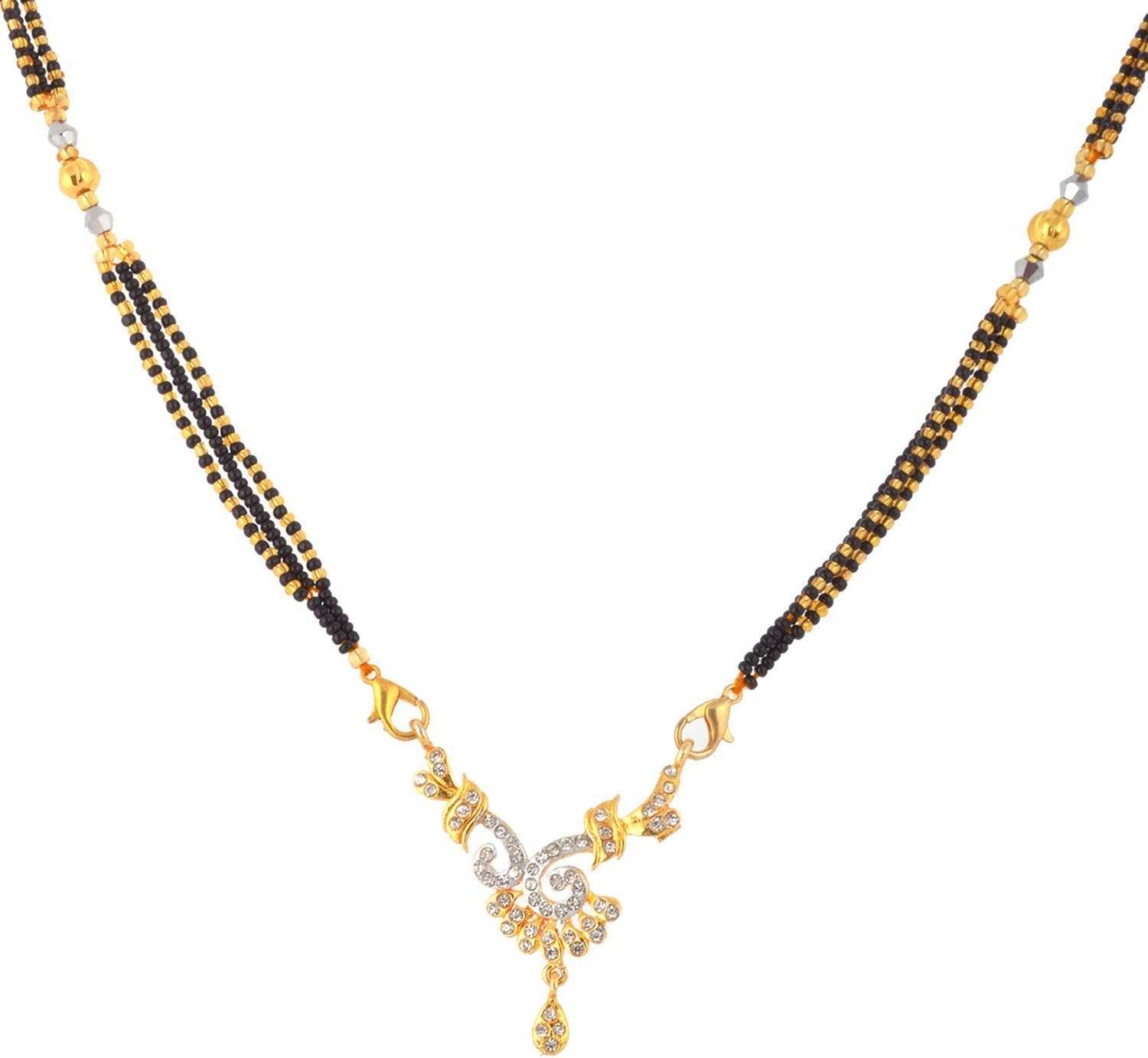 Handicraft KottageGold Plated Mangalsutra for Women (Golden) (HDCK 068)