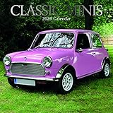 2020 Wall Calendar - Classic Mini Cooper Calendar, 12 x 12 Inch Monthly View, 16-Month, Automobile Theme with Notable British Cars, Includes 180 Reminder Stickers