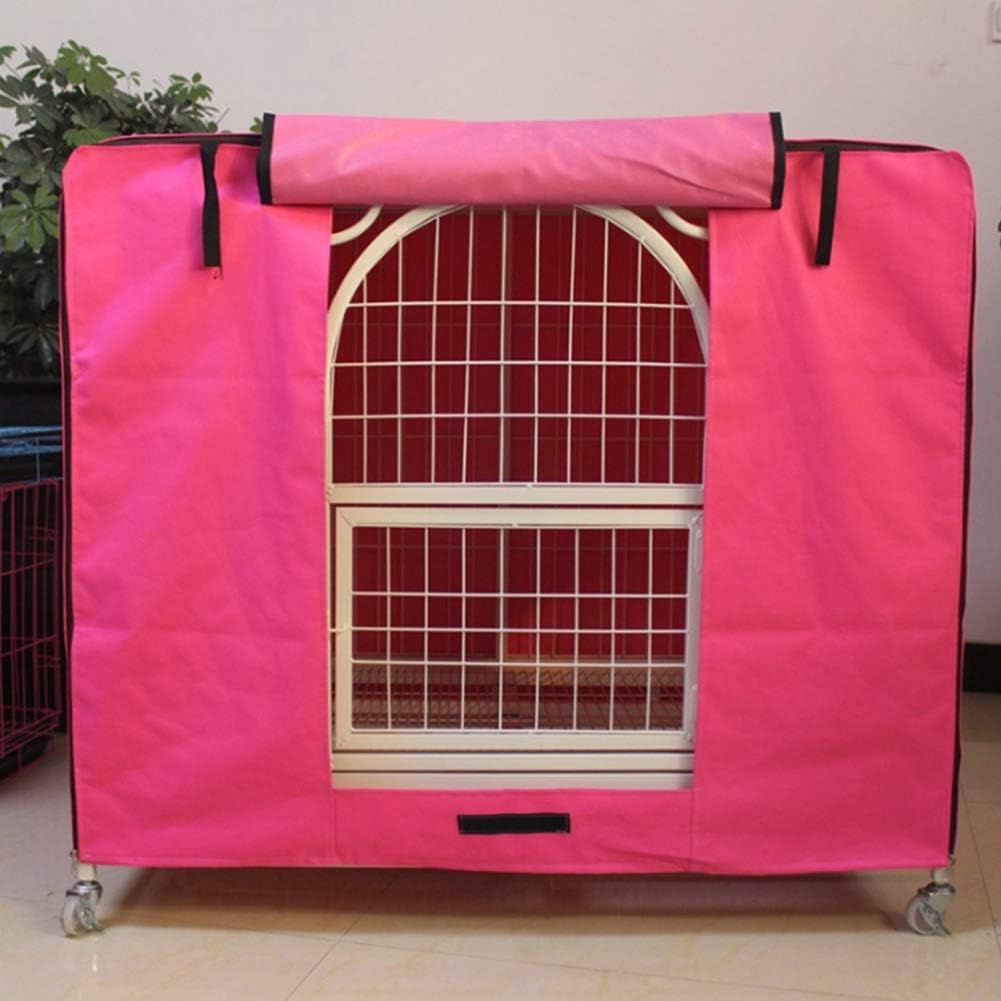 pink dog crate covers