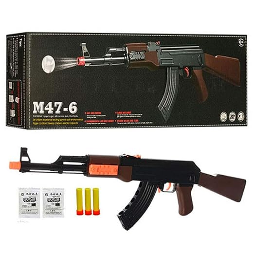 Buy IndusBay® 24 Inches Army AK 47 Toy Gun 2 in 1 Water Crystal and