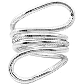 DOLLESS Bendable Snake Necklace Flexible Snake Bracelet Choker Necklace Snake Halloween Gifts