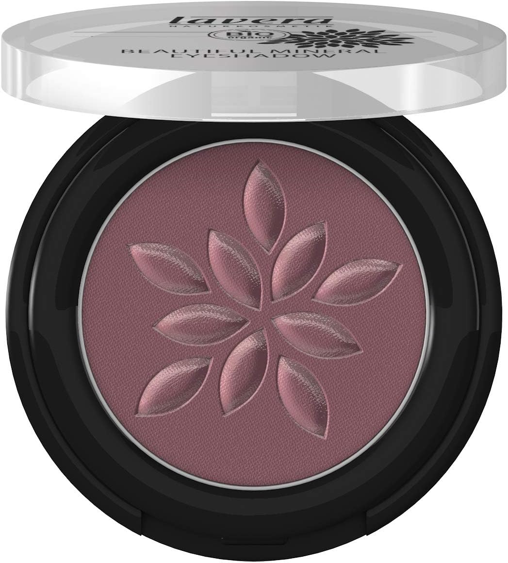 lavera Beautiful Mineral Eyeshadow -Burgundy Glam 38- Silky-soft finish & long-lasting colour brilliance ∙ Natural cosmetics Make-up Organic plant ingredients 100% natural make-up (2 g)
