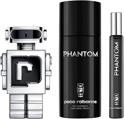 Paco Rabanne Phantom Men's Fragrance Set 50ml EDT Spray 150ml Deodorant 10ml