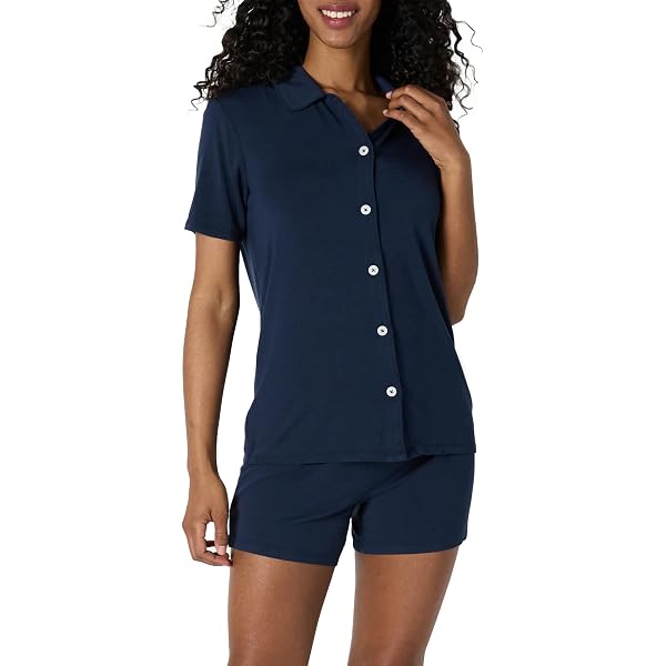 Pyjama Femme Essentials - Camisole Et Short En Jersey Coton/Modal - Confy Et Élégant