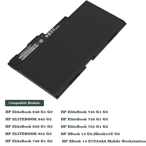 Batteria Laptop Per HP EliteBook E ZBook - CM03XL, 49Wh, Ricaricabile