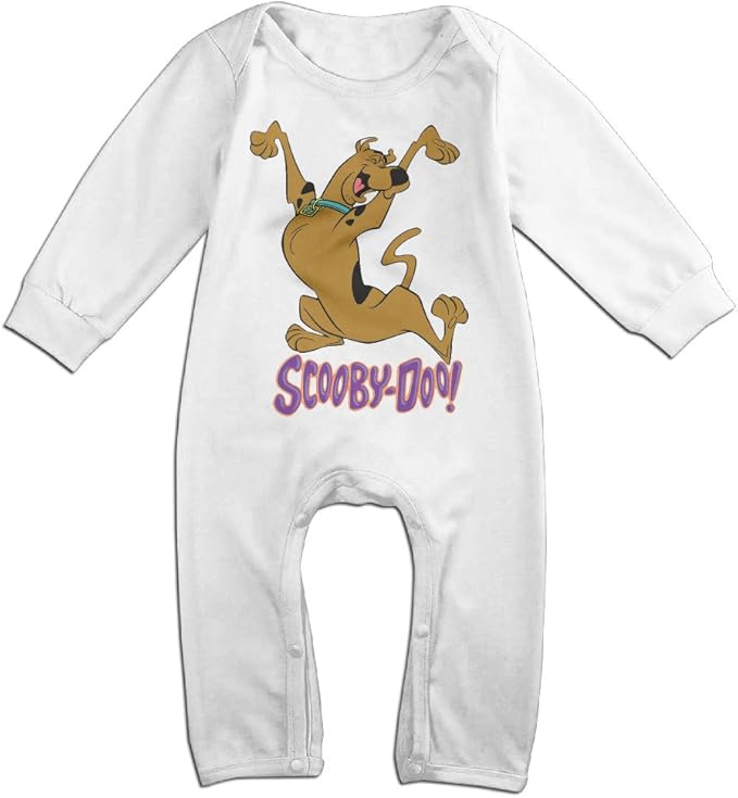 Infant Boys Girls Scooby Doo Dog Cute Short Sleeve Romper