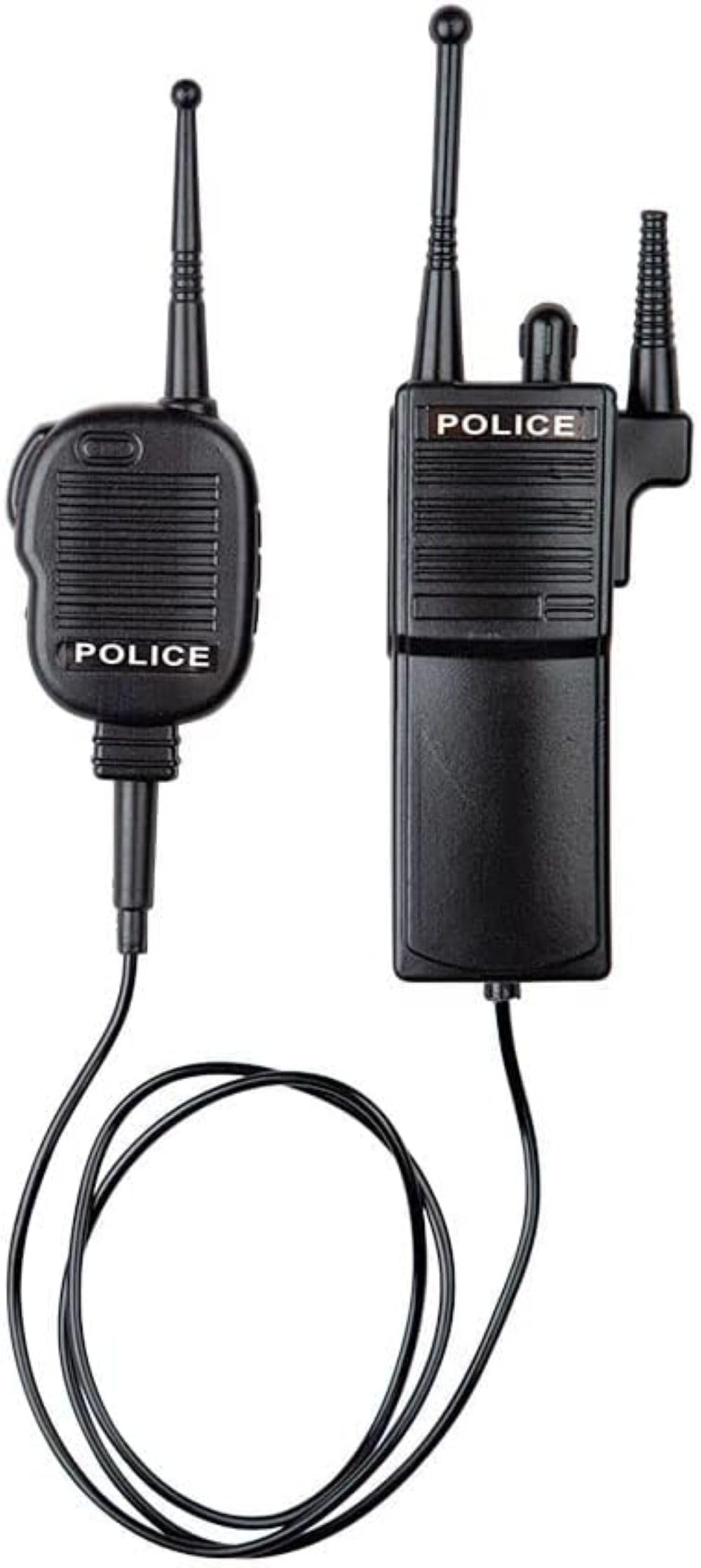 Adult Police Radio Set Walkie Talkie Fancy Dress Accessory