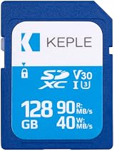 Keple 128GB SD Card UHS-1 U1 Class 10 for Sony CyberShot DSC-WX220 WX350 WX500 view 1