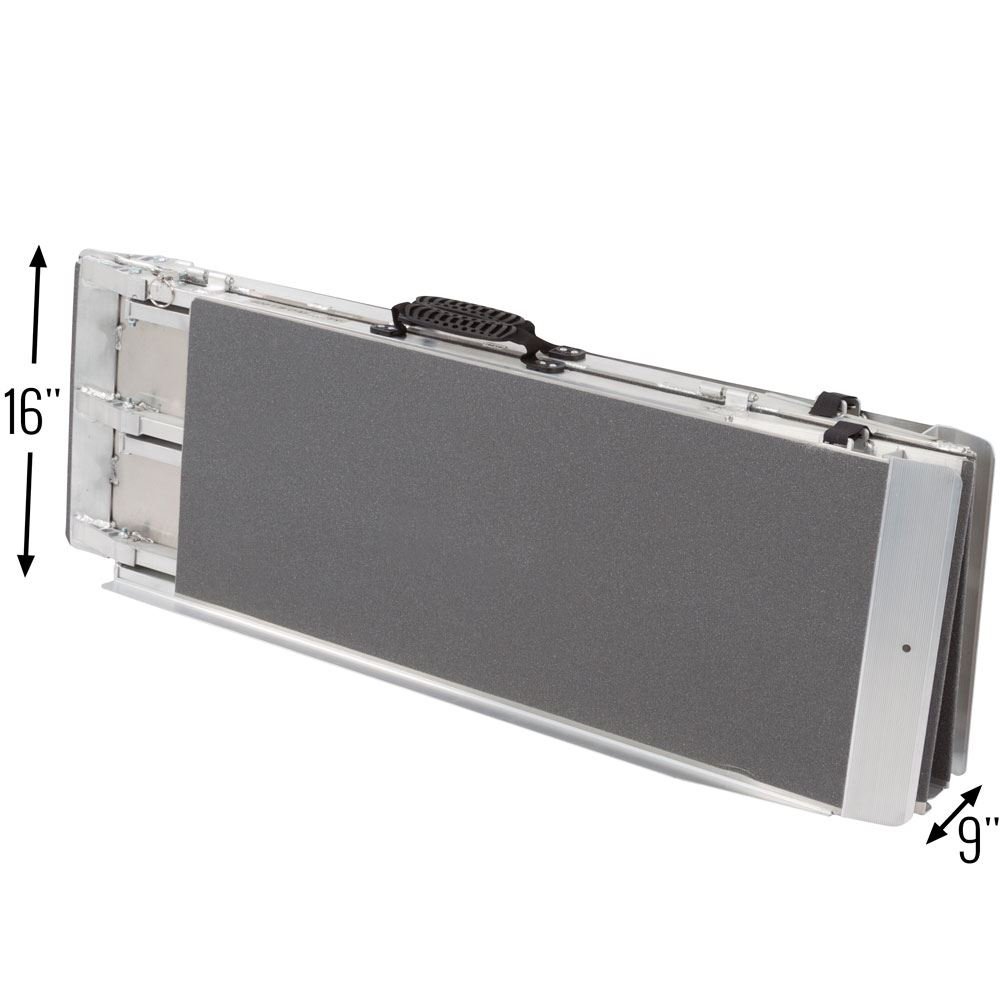 Rage Powersports Silver Spring WCMF-10 Aluminum Multi-Fold Wheelchair Ramp - 10’ Long