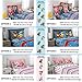 Nickelodeon Paw Patrol Kids Bedding Super Soft Microfiber Sheet Set, 4 Piece Full Size, Blue/Red Design