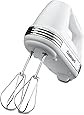 Cuisinart HM-70 Power Advantage 7-Speed Hand Mixer, Stainless and White