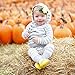 Besokuse Newborn Baby Boys Girls Hooded Sweatshirt T-shirt Tops+Striped Pants Kids Outfits Clothes Set (Grey, 18-24Months)
