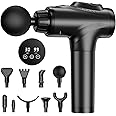 APHERMA Massage Gun, Muscle Massage Gun for Athletes Handheld Electric Deep Tissue Back Massager, Percussion Massage Device for Pain Relief with 30 Speed Levels 9 Heads