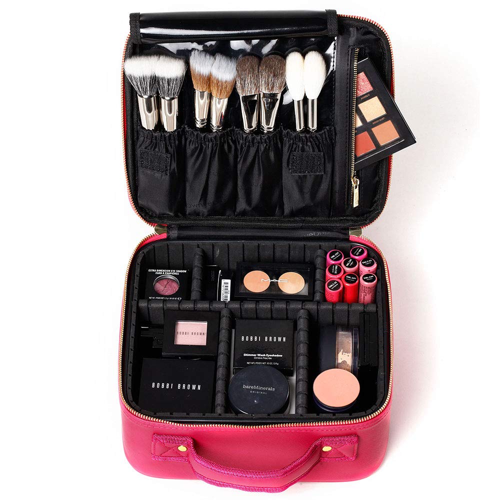 Best Rownyeon Pu Leather Makeup Case