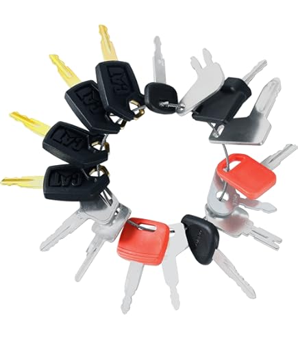 5 Pz CHIAVI 459A CHIAVE DI ACCENSIONE PER KUBOTA Style M - Foto 9