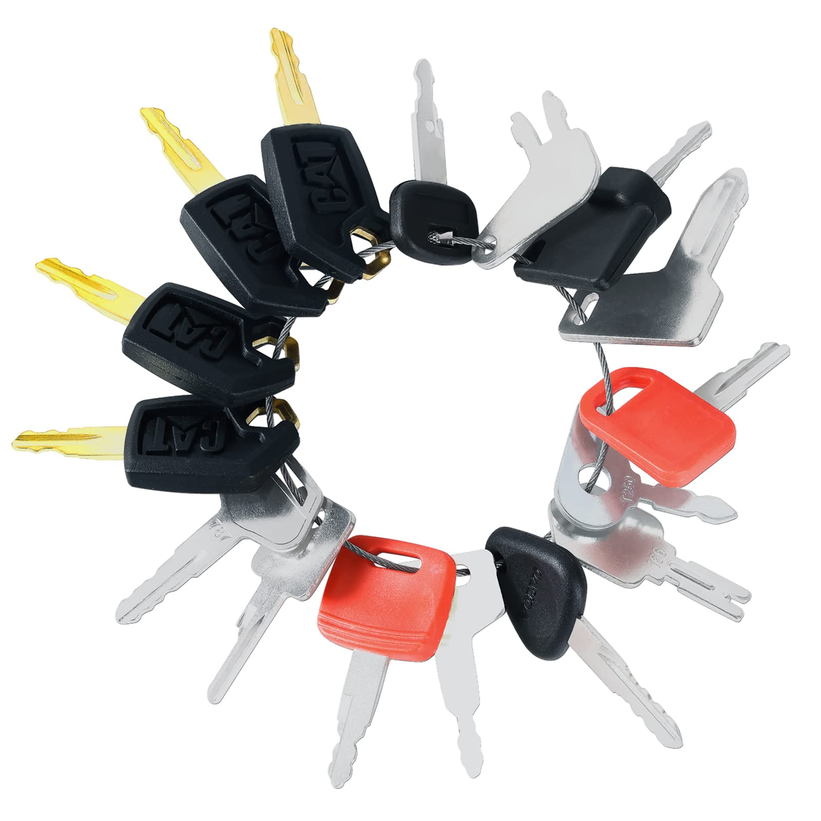 Construction Machine Keys 42-Piece Heavy Equipment Key Set - Master ...