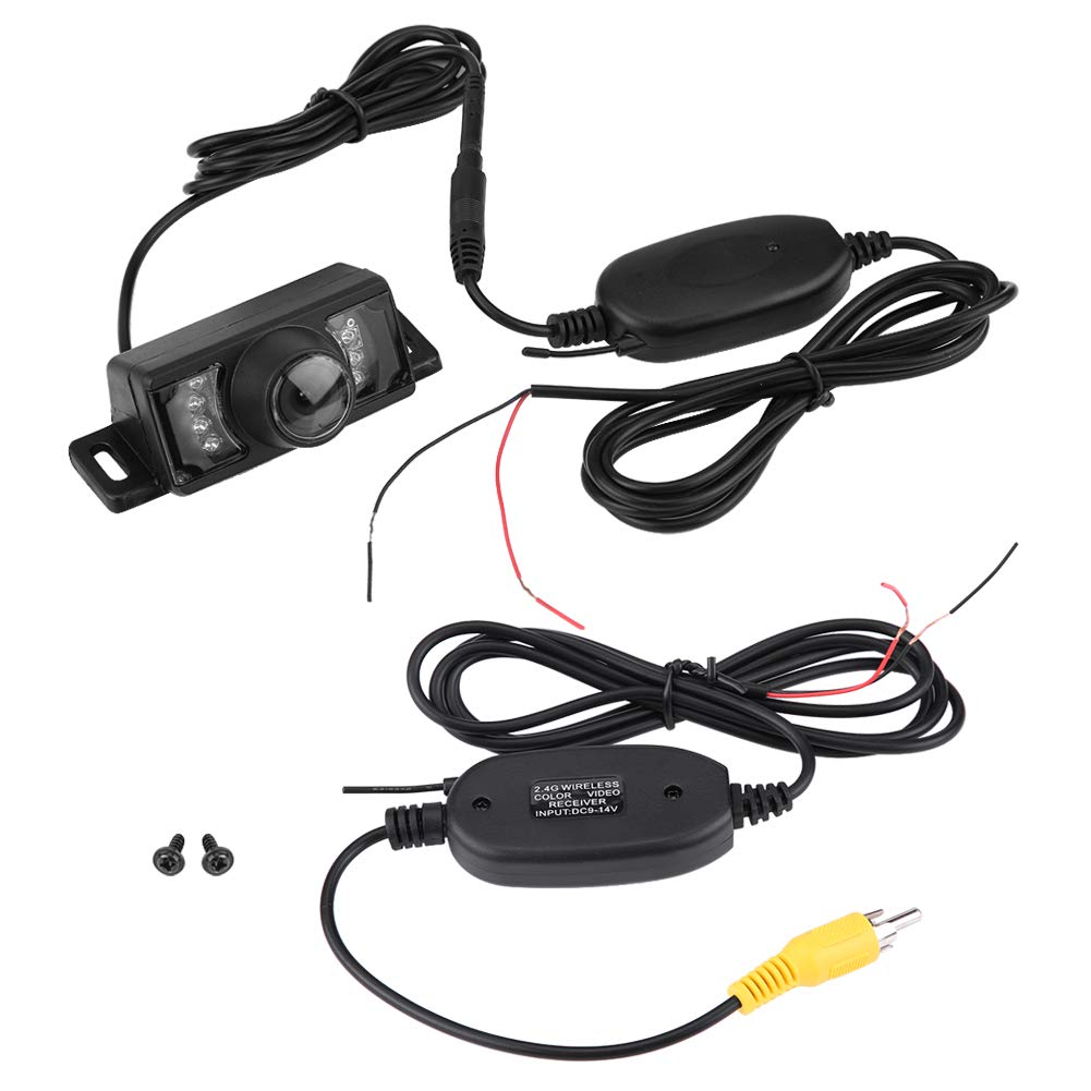 Rear View Camera Reversing Camera Wireless Transmitter 7pcs LED Car Wireless Reversing Camera Infrared Night Vision Video Transmitter and Receiver