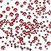 4000 Pieces Hotfix Rhinestones Crystals AB Clear Crystal Rhinestones Flatback Gems Round Crystal Rhinestones Bulk for Crafts Clothing Dance Costumes Red)