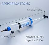 Fluid Extractor Syringe 1500cc with Transfer Hose Pump view 6