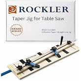 Rockler Taper Jig &amp; Straight Line Wood Cutting for Table Saw, 36" Miter Bar | Taper Jig &ndash; Accurate Straight &amp; Taper Cuts &ndash; Table Saw Jig &ndash; Includes 36" Miter Bar &ndash; Adjustable Design