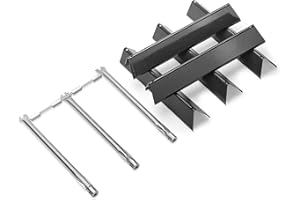 GCOSTAR Spirit E310 Parts 7636 Flavorizer Bars 69787 Grill Burner for Weber Spirit and Spirit II 300 Series E310 E320 E330 S310 S320 S330 with Front Control, 15.3" Heat Plate 18" Burner for Weber Spirit E310