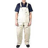 white carpenter overalls