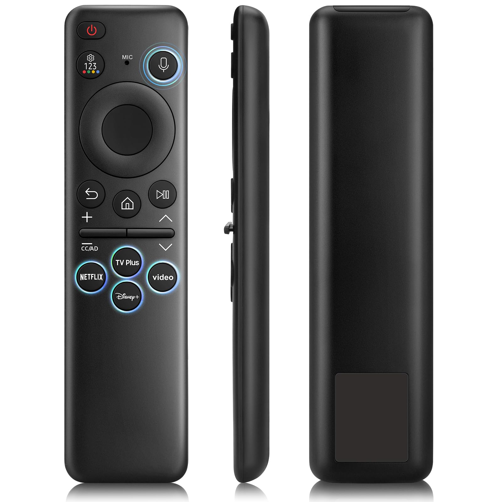 Photo 1 of Rechargeable Voice Remote for Samsung-TV-Remote-Control-Replacement Compatible with Samsung Smart Frame Curved QLED TVs