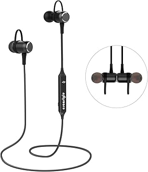 Esonstyle Ecouteurs Bluetooth 4 1 Sans Fil Stereo Pour Le Sport Avec Microphone Pour Course Gym Marcher Faire Du Footing Trekking Excursionnisme Compatible Avec Iphone Ipad Smartphones Samsung Android Et Tablette Pc Noir