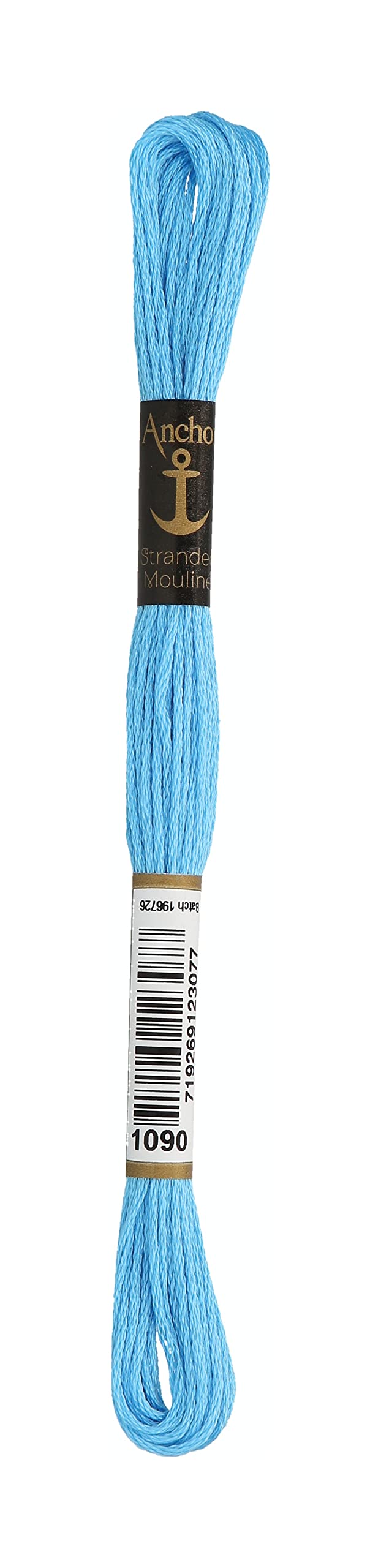 Anchor Six Strand Embroidery Floss 8.75 Yards-Electric Blue Light 12 per box