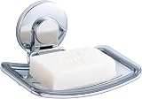 TAILI Suction Soap Dish Shower Holder Chrome 5 kg Tub Sink Organizer view 1