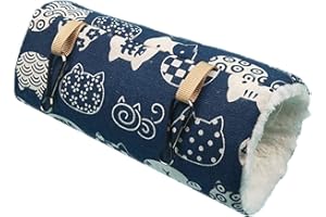 ZBJBinCH Guinea Pig Tunnel Guinea Pig Toys, Warm Guinea Pig Hideout, Guinea Pig Tunnels and Tubes That Can Be Hung On Cage Walls, Hammock for Guinea Pig Hamster Chipmunk Squirrel Rat