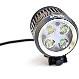 Magicshine MJ-872 Bicycle Light with Battery and Charger Set, 1600-Lumen, Black