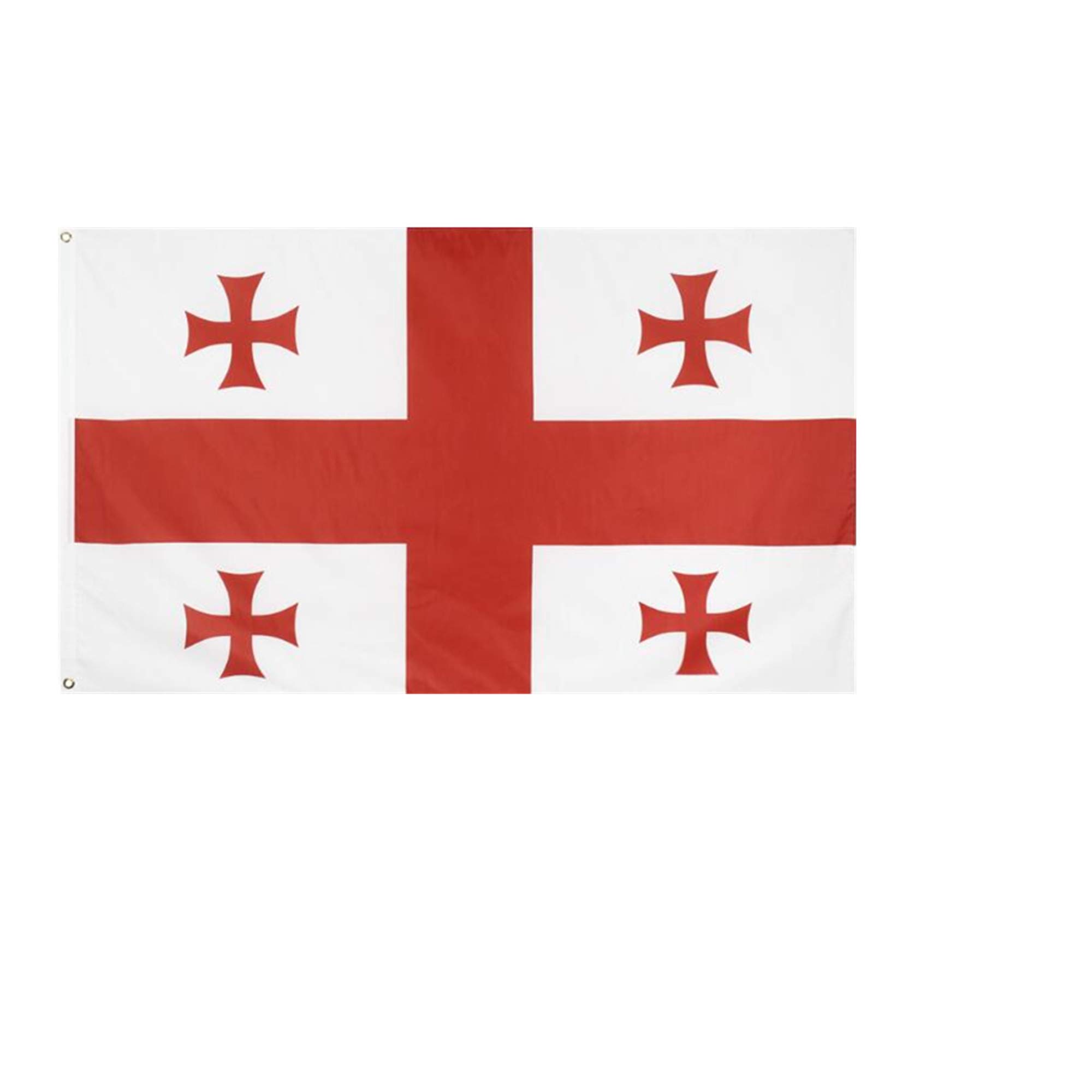 PinkDisplay Aisa flag (Georgia)3x5ft(90x150cm) eyelets and double stitches