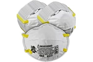 3M Disposable Respirators (N95), Advanced Filter, Case of 8 Boxes (20 Masks/Box)