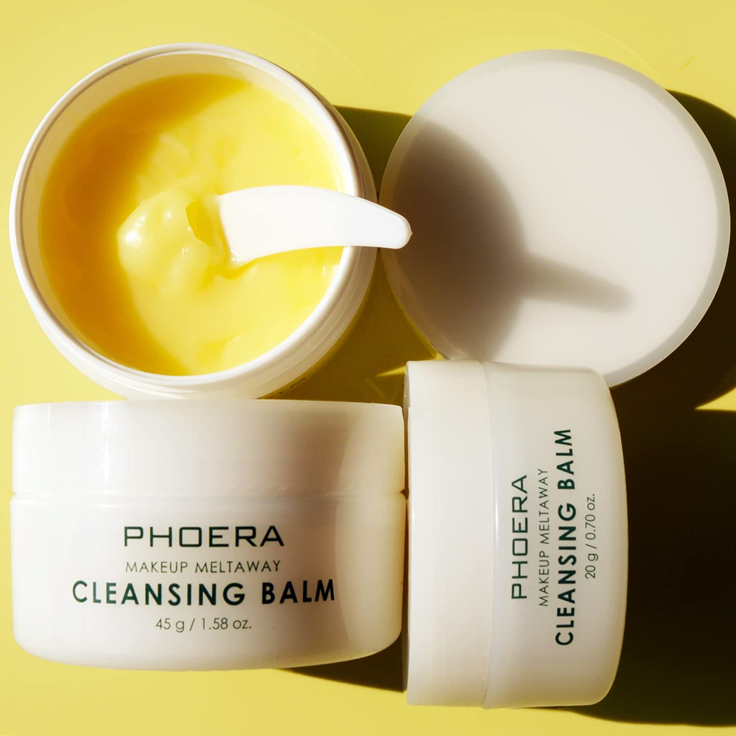 ABRUS® - Phoera Cleansing Balm, Vegan Makeup Remover Balm for Soft Glowing Skin, Deep Cleansing Balm, Face Cleanser, Cleansing Balm, Facial Cleansing Balm with Cruelty-free Formula