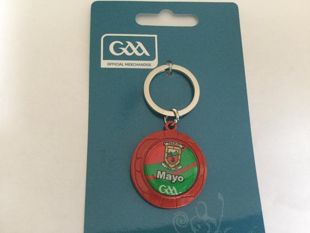 MAYO Official GAA Ireland County Round Crest Keyring very rare limited