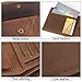 Men's Leather RFID Blocking Slim Fold Wallet Coin Pocket Bifold Wallet