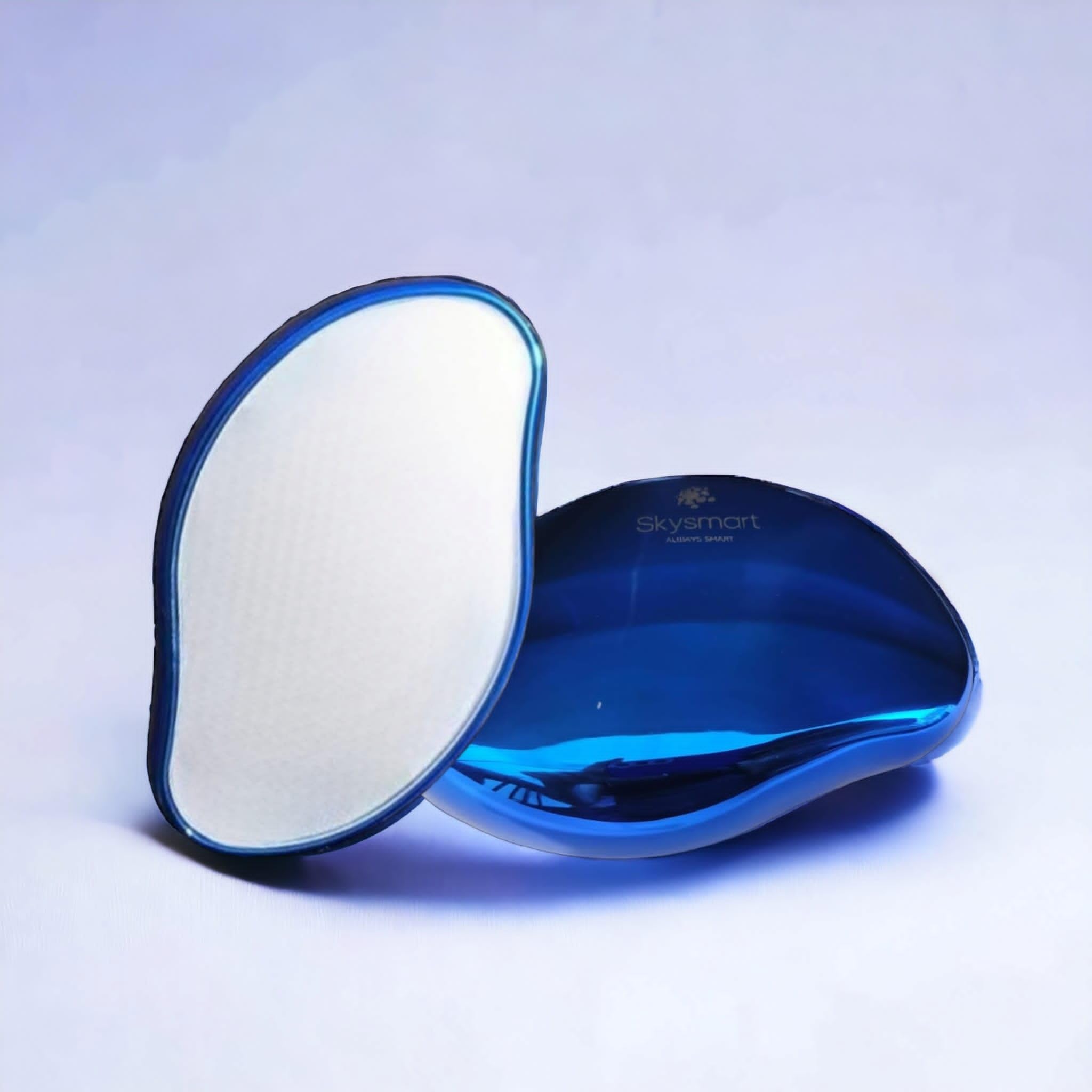 Crystal Hair Eraser - Fast & Easy Magic Remover for Women and Men, Painless Tool for Silky Soft Skin, Safe and Portable Stone for Arms, Legs, and Back (Blue)