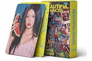 sunlelekz KATSEYE BEAUTIFUL CHAOS Lomo Cards - 55PCS KPOP Photocards for KATSEYE Fans