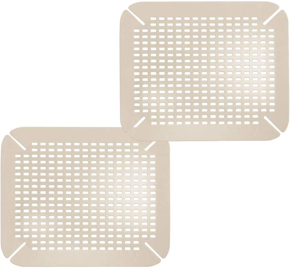 Paraspruzzi Per Rubinetto In Silicone, Antigoccia E Drenante – Grigio 36,8x14 Cm