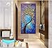 BACCOW -- 3D Blossom Trees Handmade Abstract Wall Art Landscape Oil Paintings Canvas with Frames