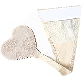HTRUIYA Womens Adhesive Panties Invisible C String Heart Shaped Underwear Covers Sexy Strapless Thong