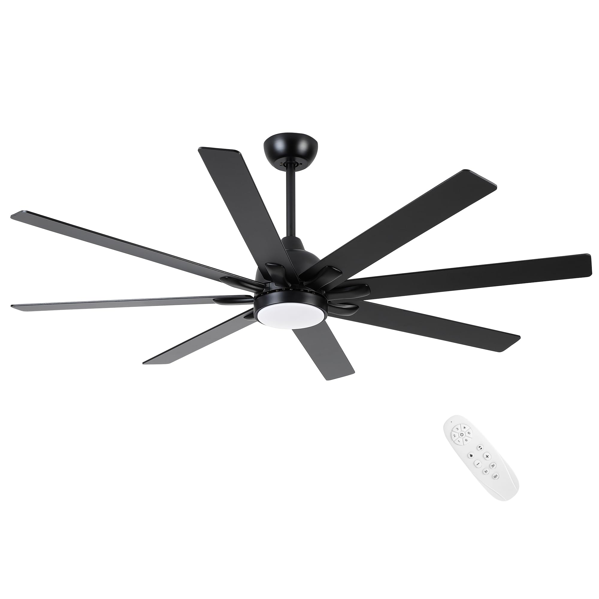 Mua Ceiling Fan With Lights and Remote 62'' Large Black Ceiling Fans ...